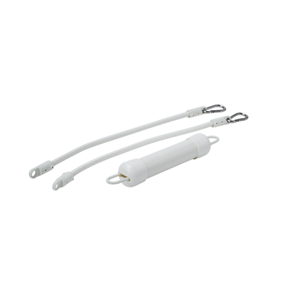 Staafgewicht wit met elastische bandjes