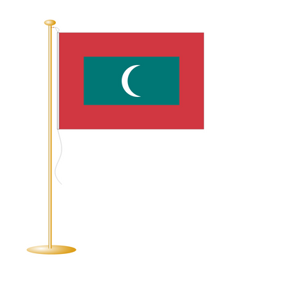 tafelvlag Malediven