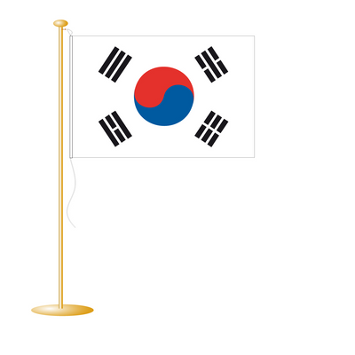 tafelvlag Zuid-Korea