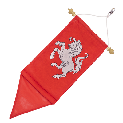 Twentse Ros wimpel met houten stokje voor vlaggenmast