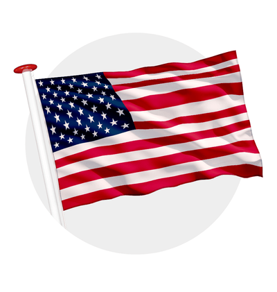 vlag Verenigde staten, USA, Amerika, VS