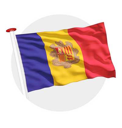 vlag Andorra