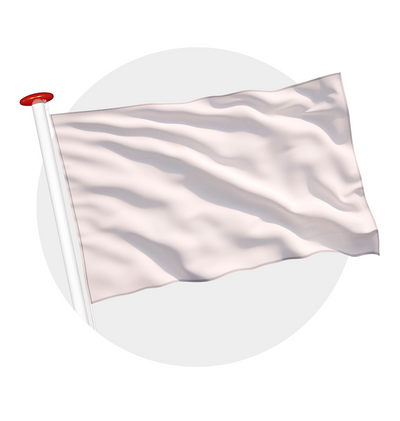 vlag effen wit