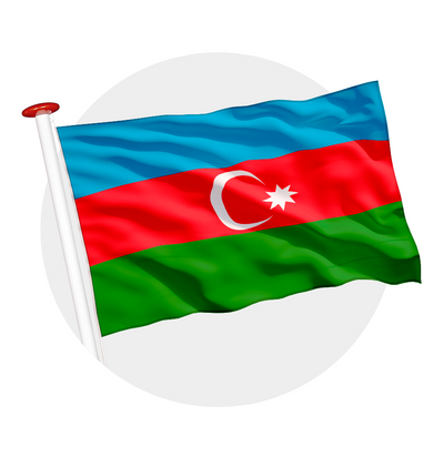 vlag Azerbeidzjan