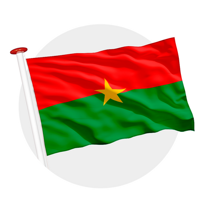 vlag Burkina Faso