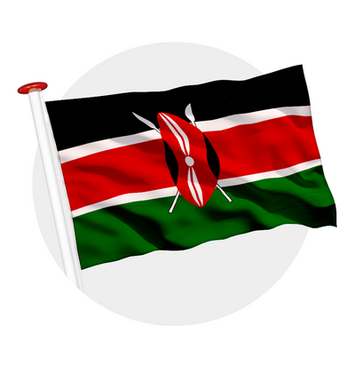 vlag Kenia