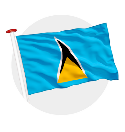 vlag Saint Lucia