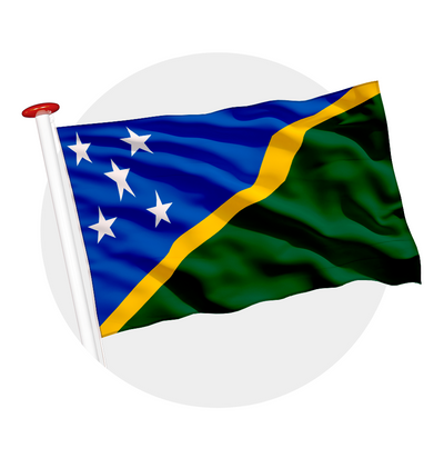 vlag salomonseilanden