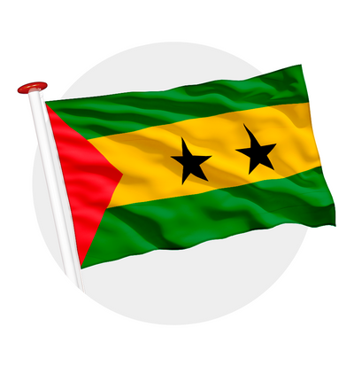 vlag Sao Tome en Principe