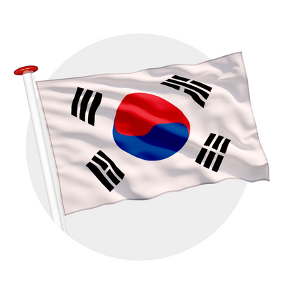 vlag Zuid-Korea