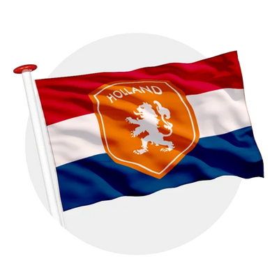 vlag Nederlands elftal schild 2