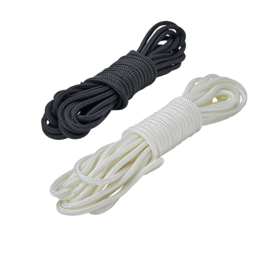 Vlaggenkoord zwart en wit