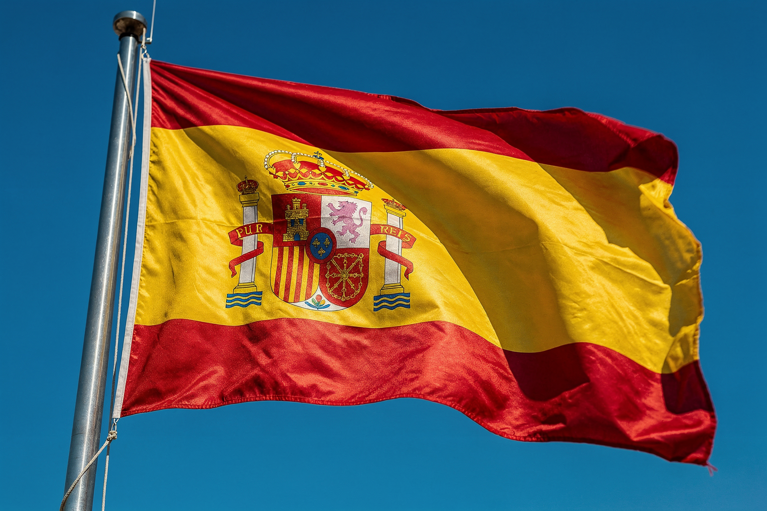 Wat betekenen de kleuren van de Spaanse vlag?