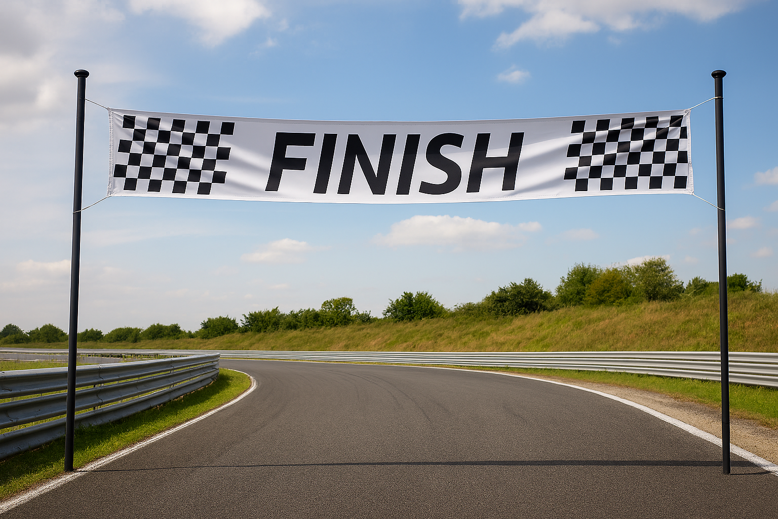 Voorbedrukt spandoek