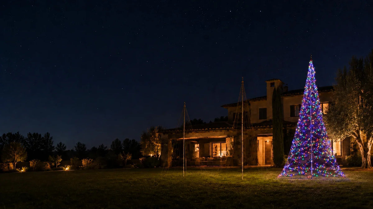 Fairybell Pro RGBW kerstverlichting in multicolor bij woning
