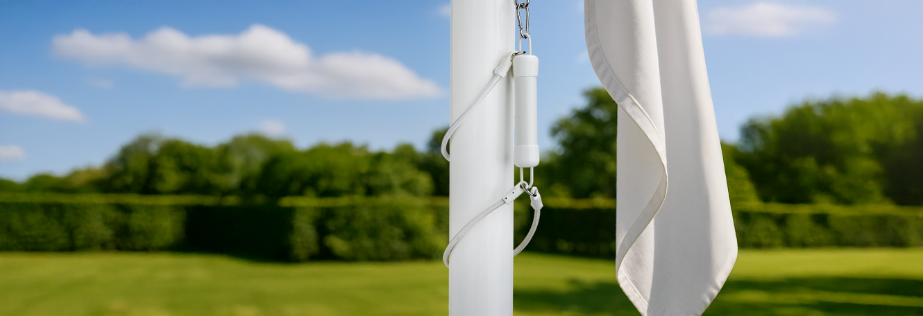 Vlaggenmast gewichten