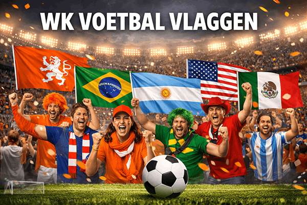 WK voetbal vlaggen