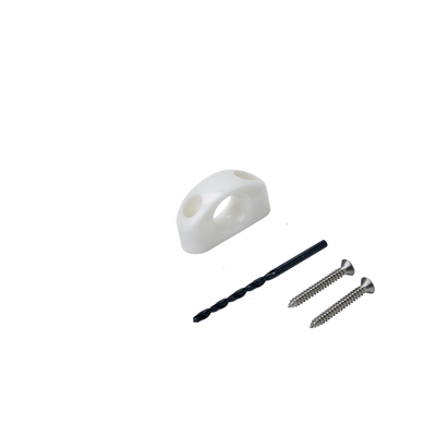 Koordgeleiders schrootogen wit