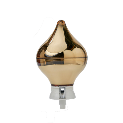 Polyester vlaggenmast goudkleurige peer knop 

