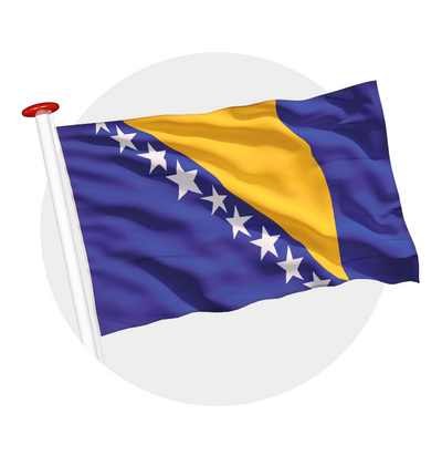 Vlag Bosnië-en-Herzegovina