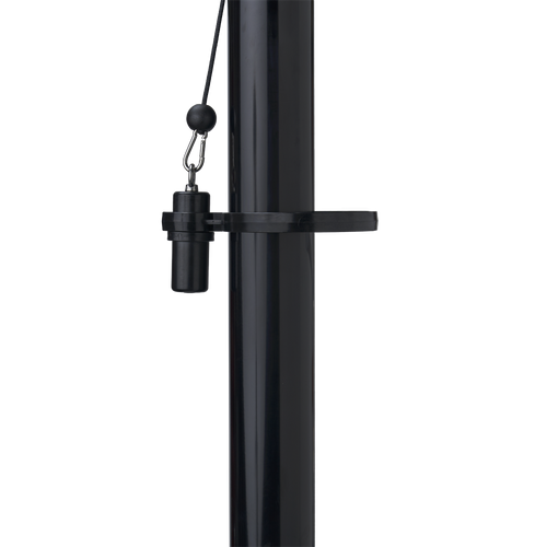 Vlaggenmast contragewicht met draairing - zwart - Default Title