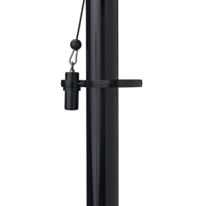 Vlaggenmast contragewicht met draairing - zwart