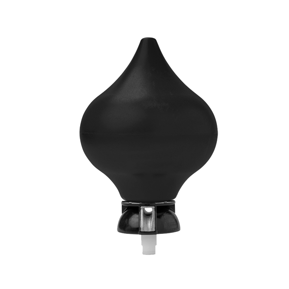 Zwarte peer knop zwarte onderkant