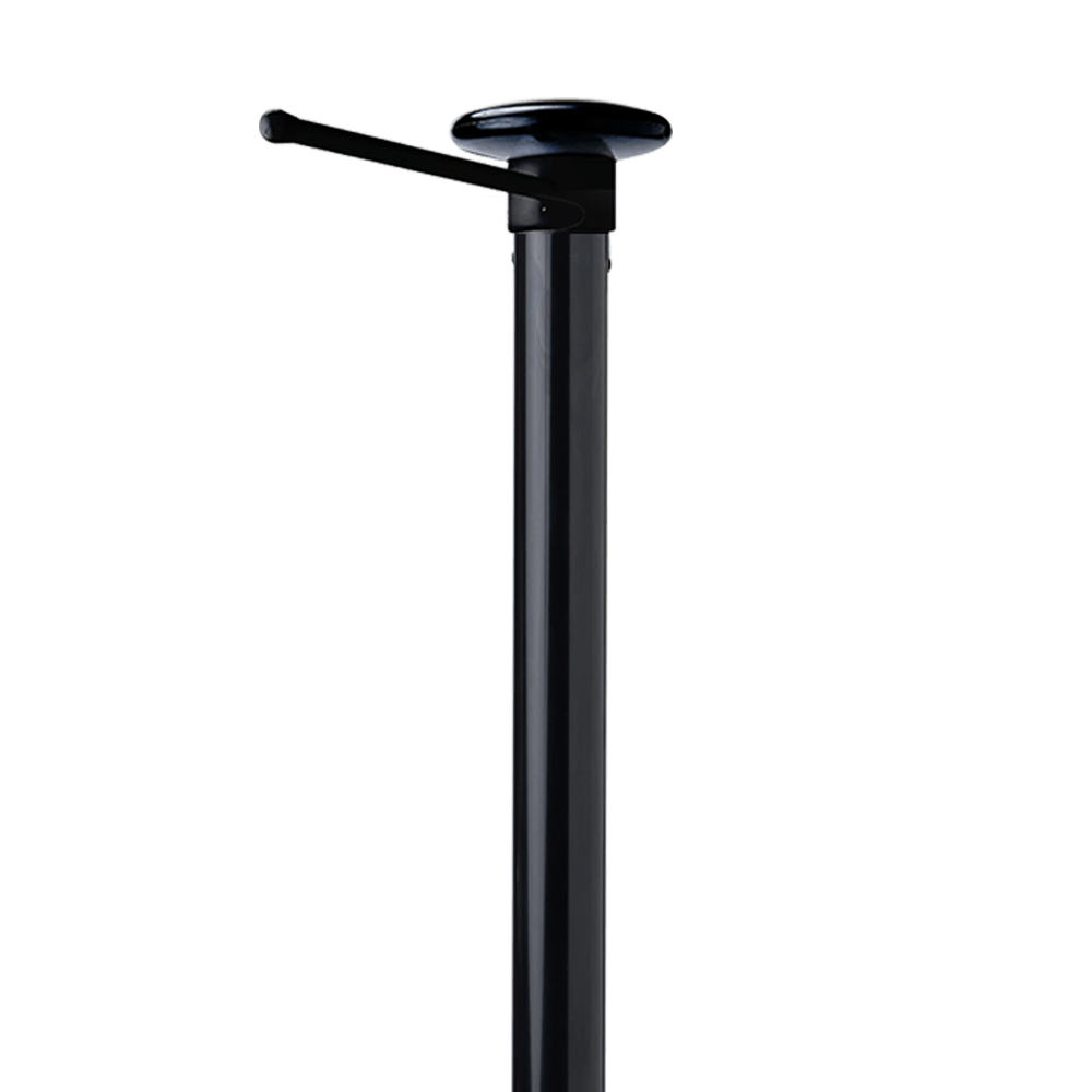 Aluminium baniermast - Zwart