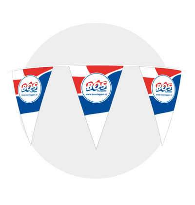 bedrukte vlaggenlijn