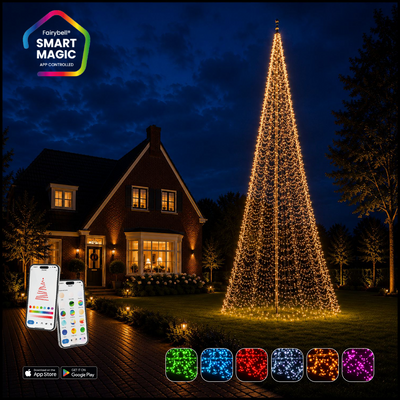 Fairybell PRO Smart Magic 10 meter met 1792 RGBW-leds in warm wit