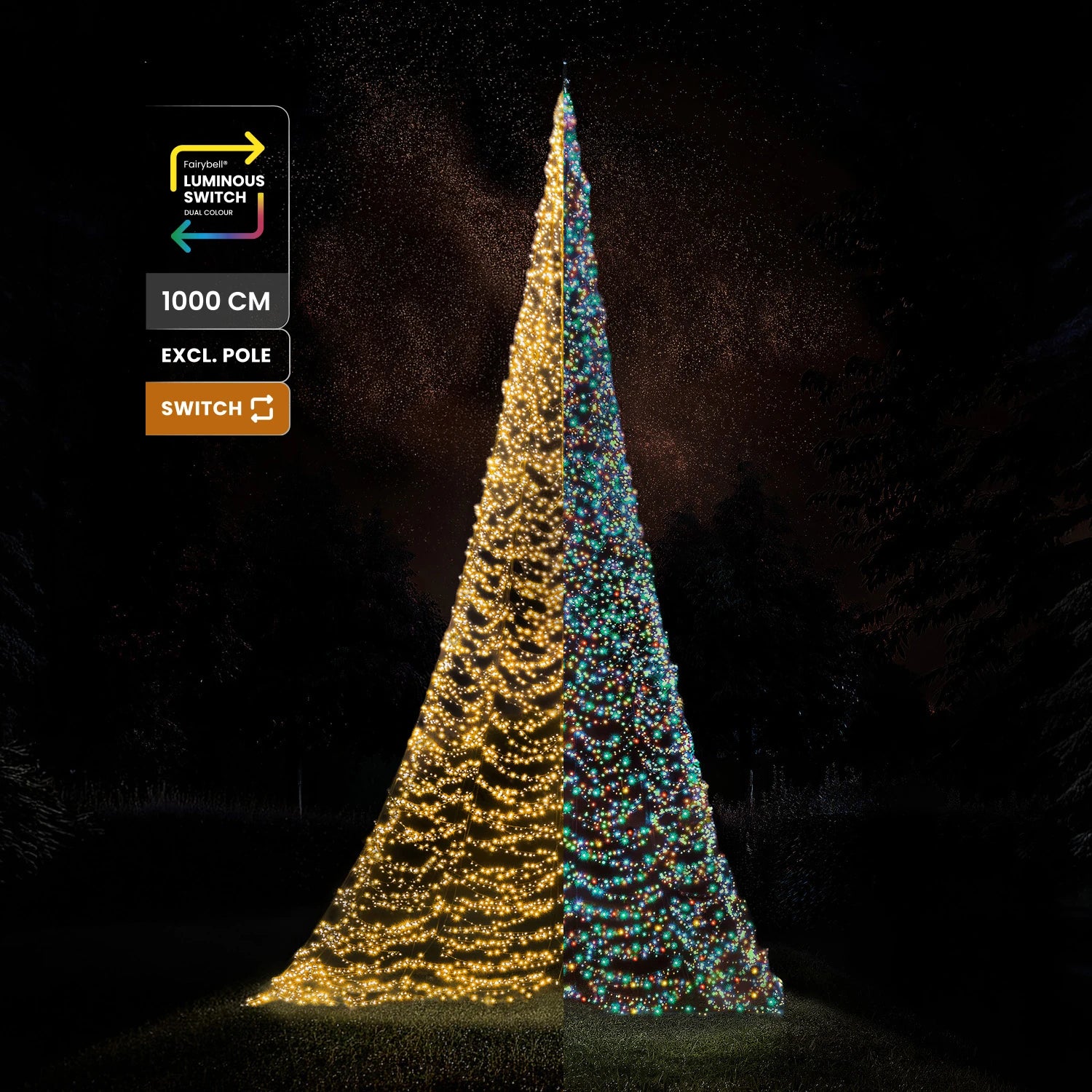 Fairybell Premium Luminous Switch 10 meter 8000 LED productafbeelding