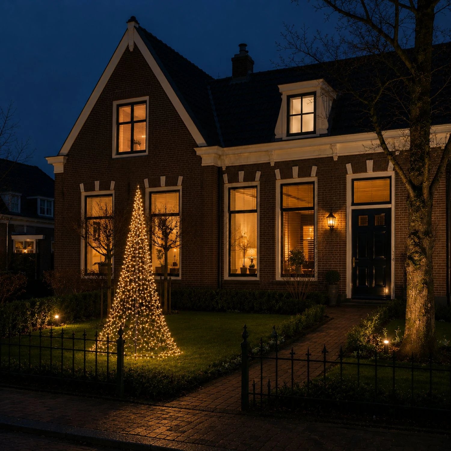 Fairybell Premium Luminous Switch 3 meter 576 LED sfeerbeeld met warmwit licht