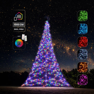 Fairybell Pro Smart Magic 10 meter 1792 LED RGBW met multicolor licht