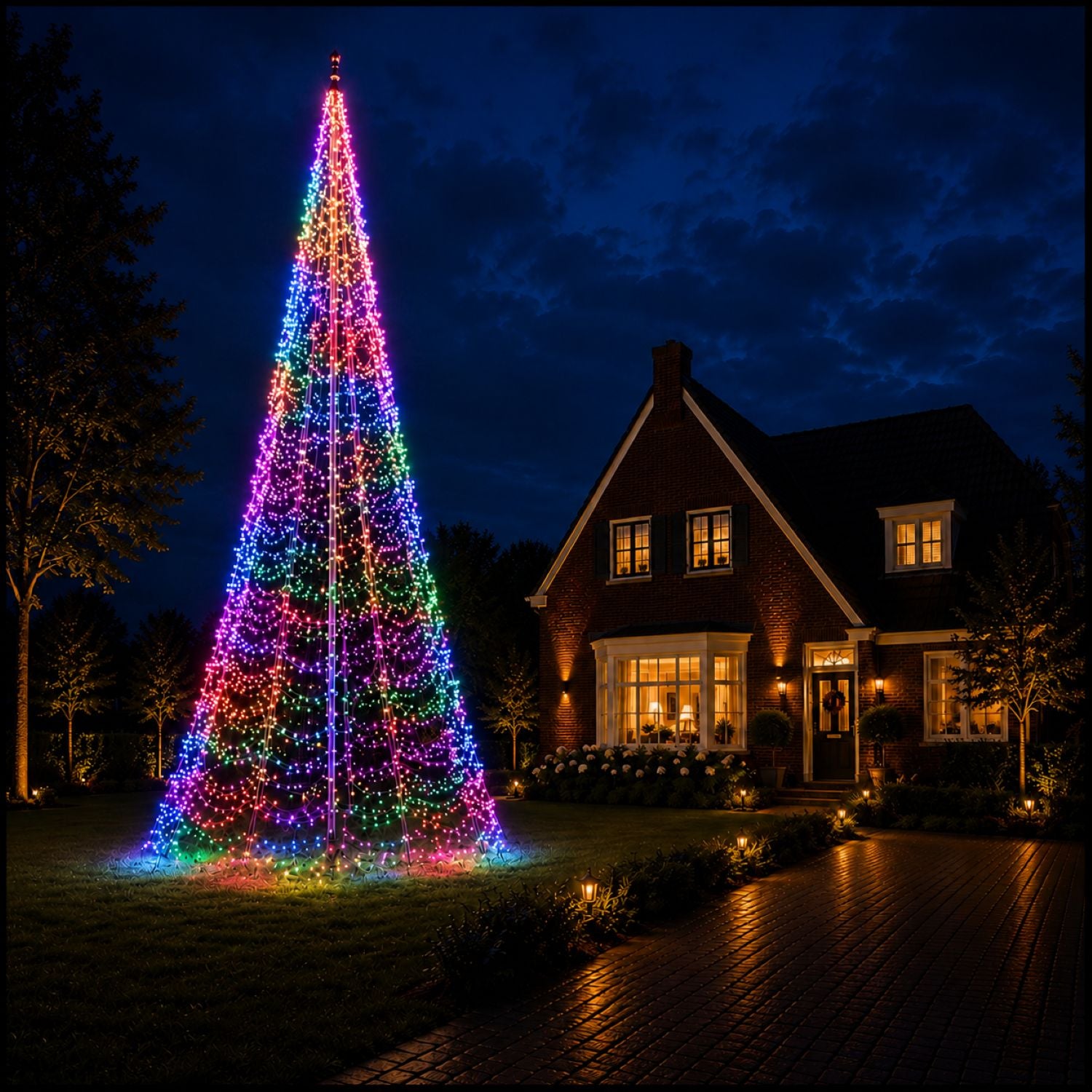 Fairybell PRO Smart Magic 10 meter met 1792 RGBW-leds in multicolour verlichting