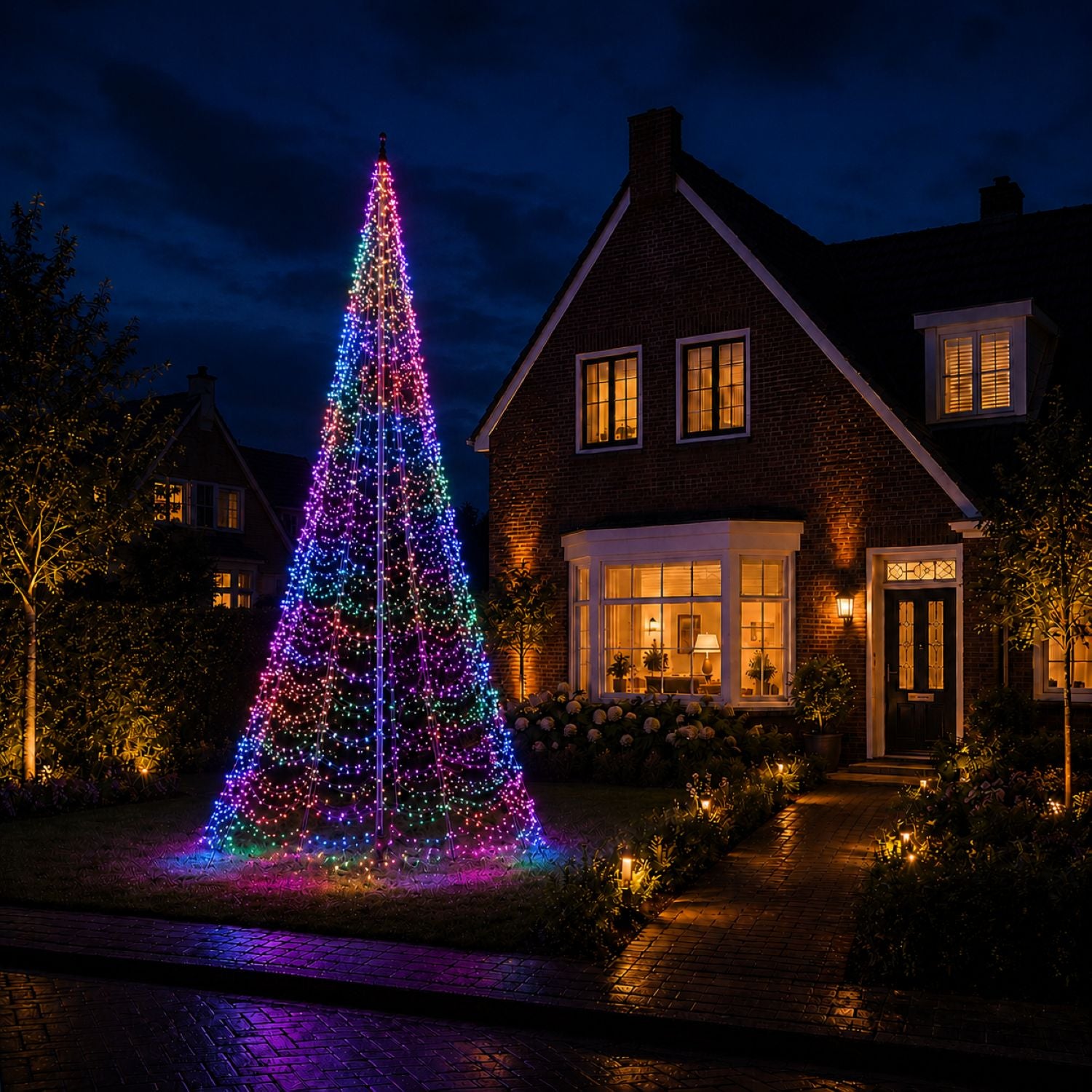Fairybell PRO Smart Magic 7 meter met 1344 RGBW-leds in multicolour verlichting