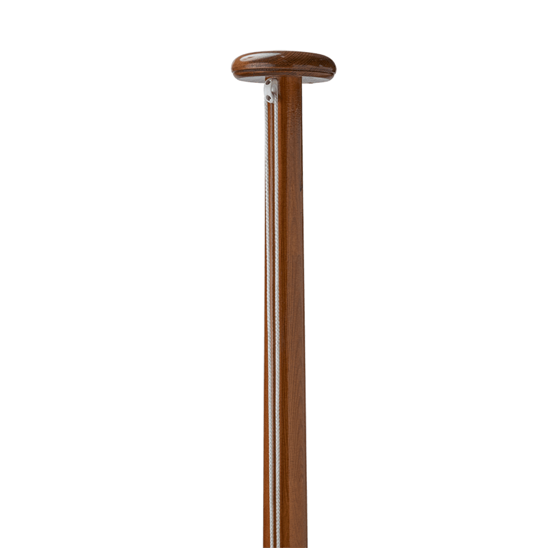 Houten vlaggenmast 4 meter blank gelakt