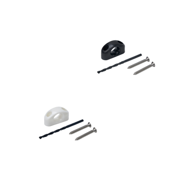 Koordgeleiders schrootogen zwart wit