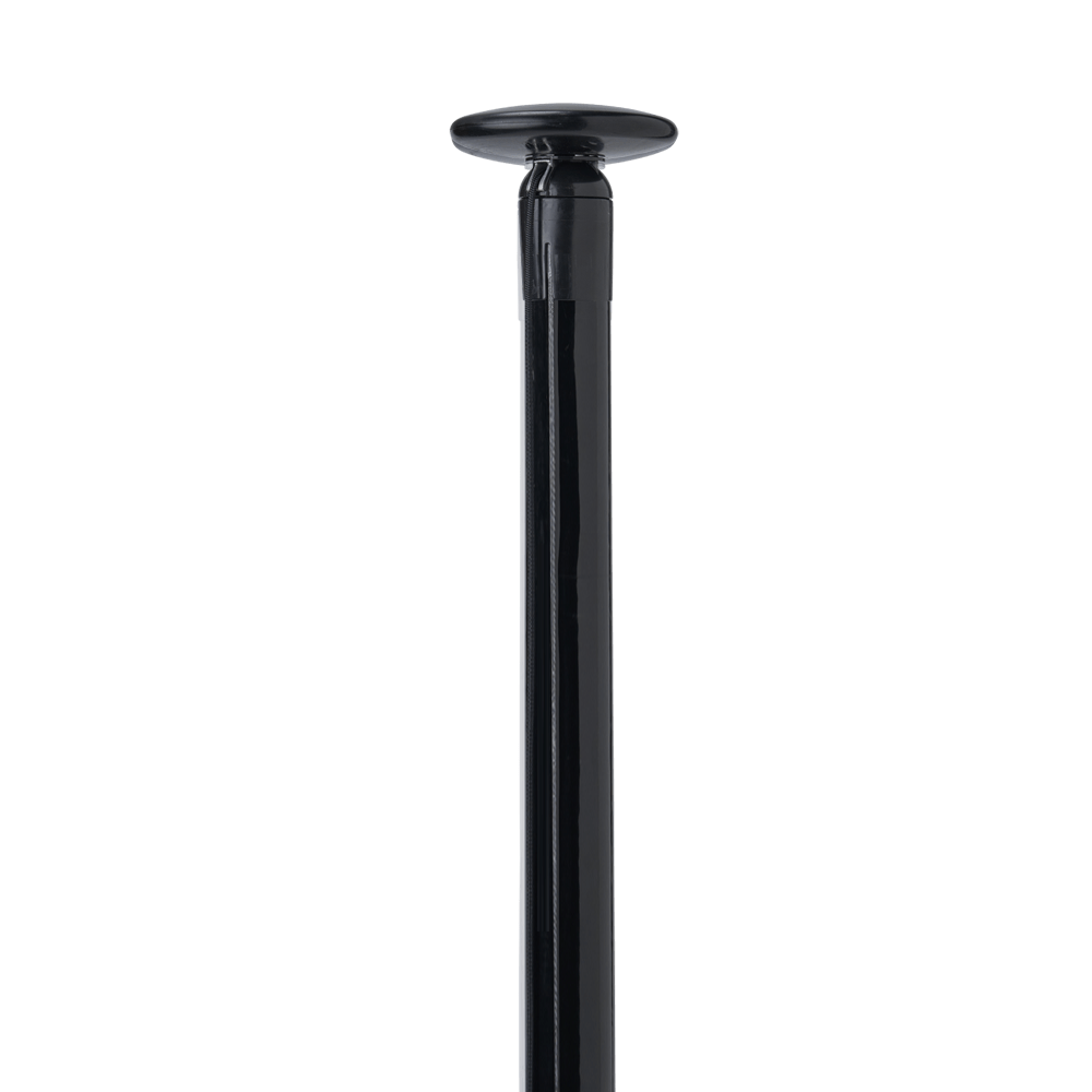Polyester vlaggenmast 7 meter - Zwart