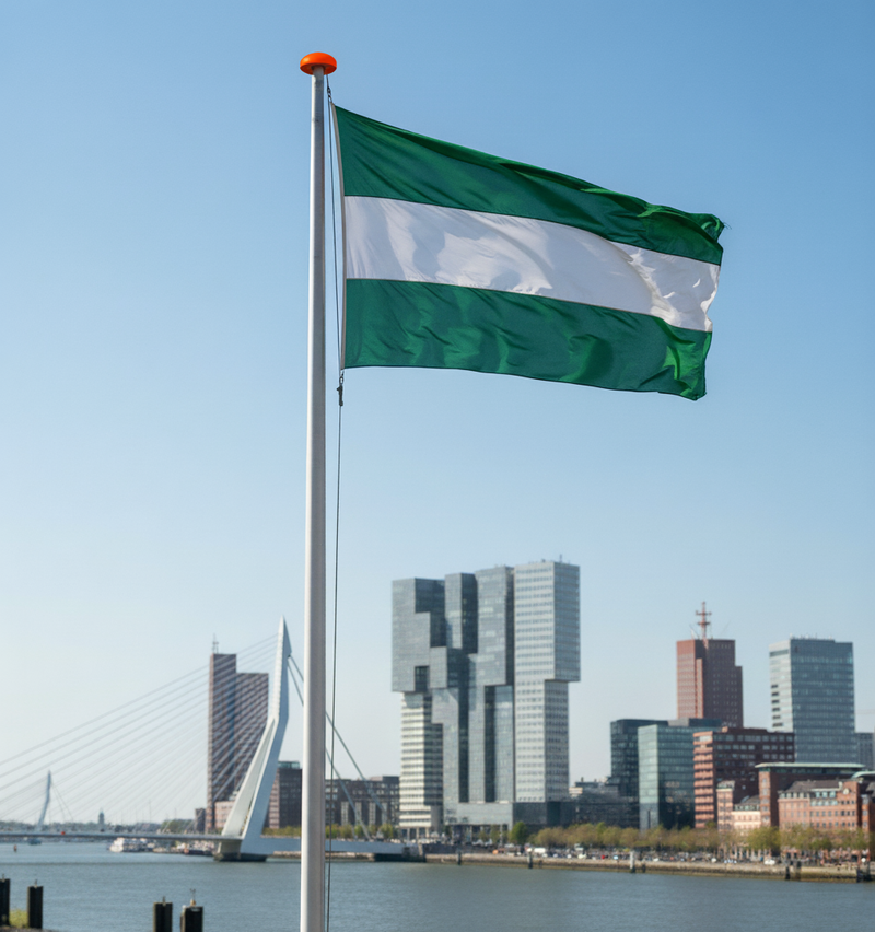 vlag Rotterdam
