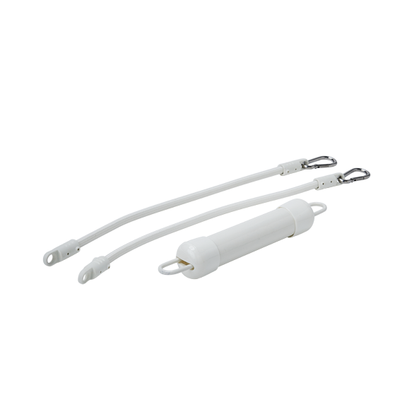 Staafgewicht wit met elastische bandjes