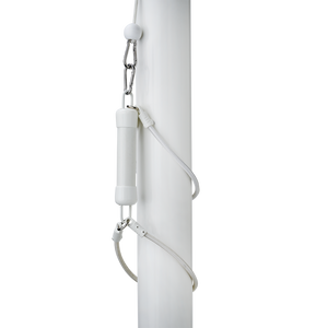 Vlaggenmast staafgewicht - wit