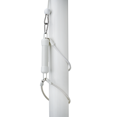 Staafgewicht wit met elastische bandjes