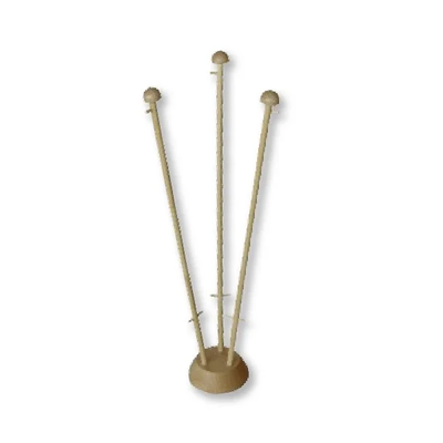 houten tafelstandaard 3 stokjes