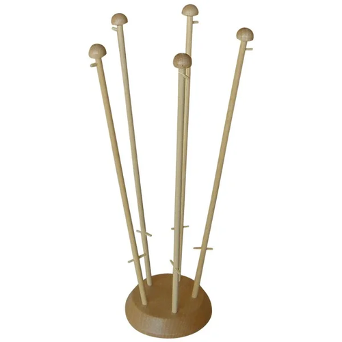 Houten tafelstandaard 5 stokjes - Default Title