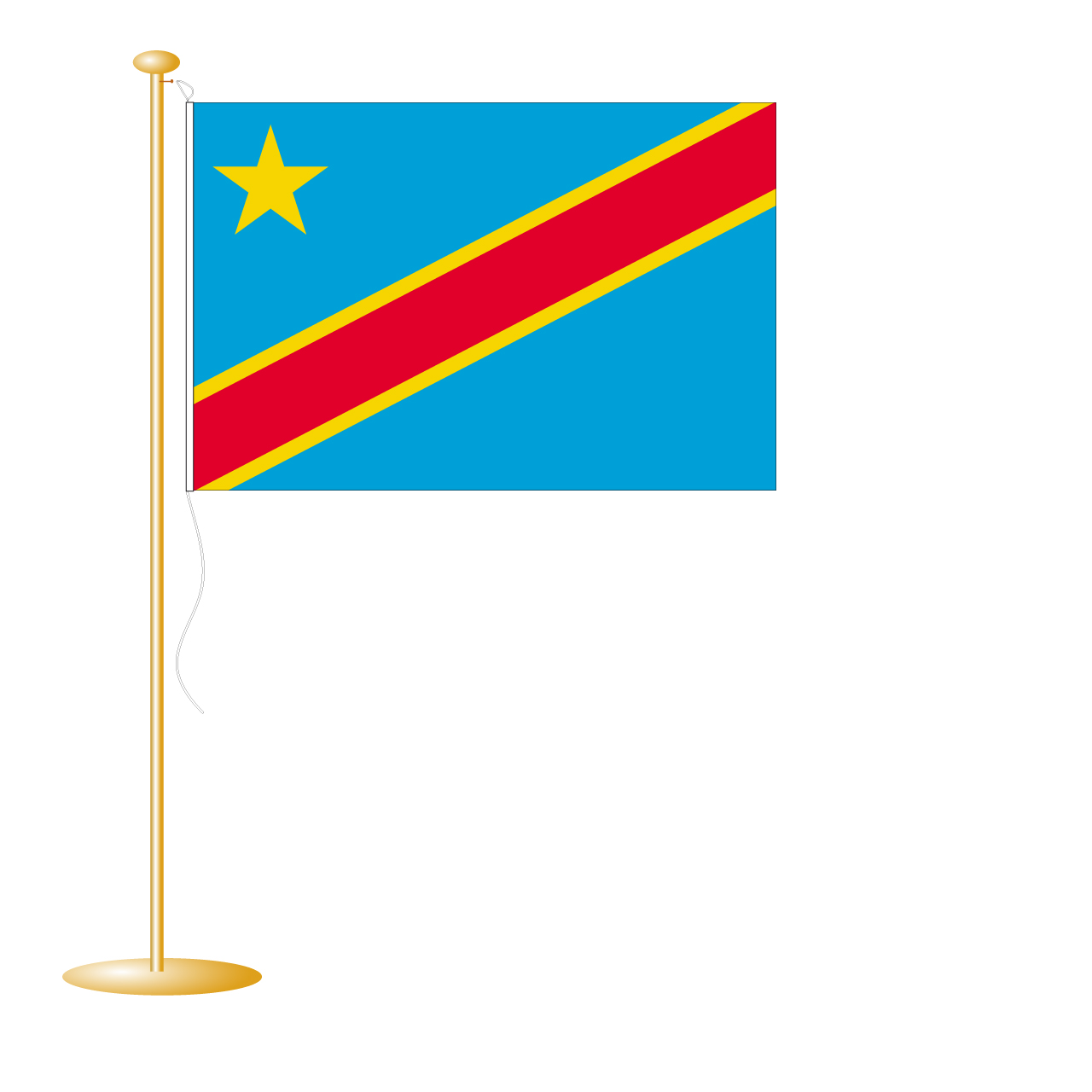 tafelvlag Congo Kinshasa