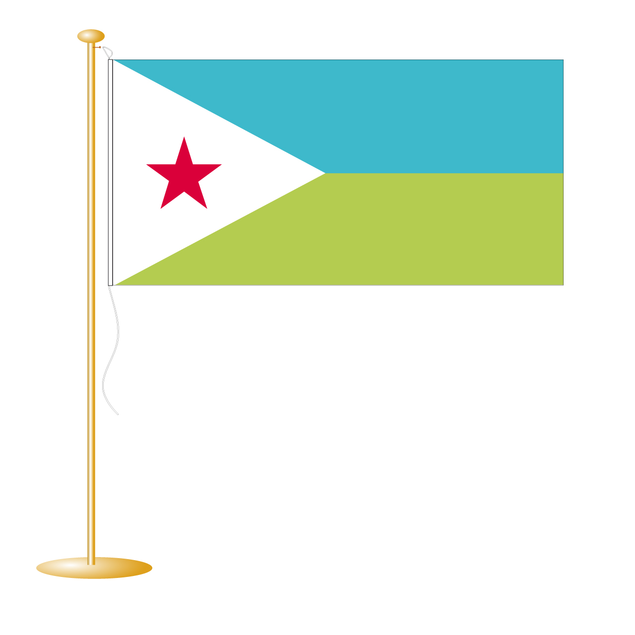 tafelvlag Djibouti