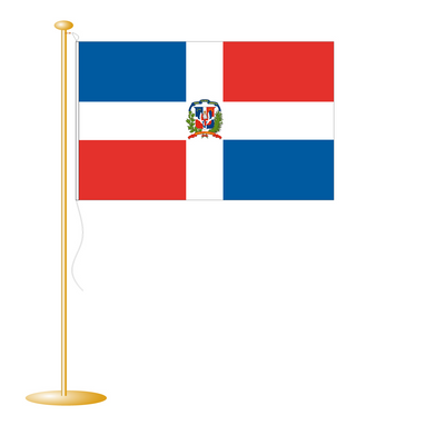 tafelvlag Dominicaanse Republiek