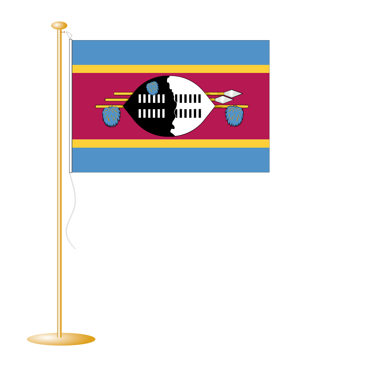 tafevlag Eswatini