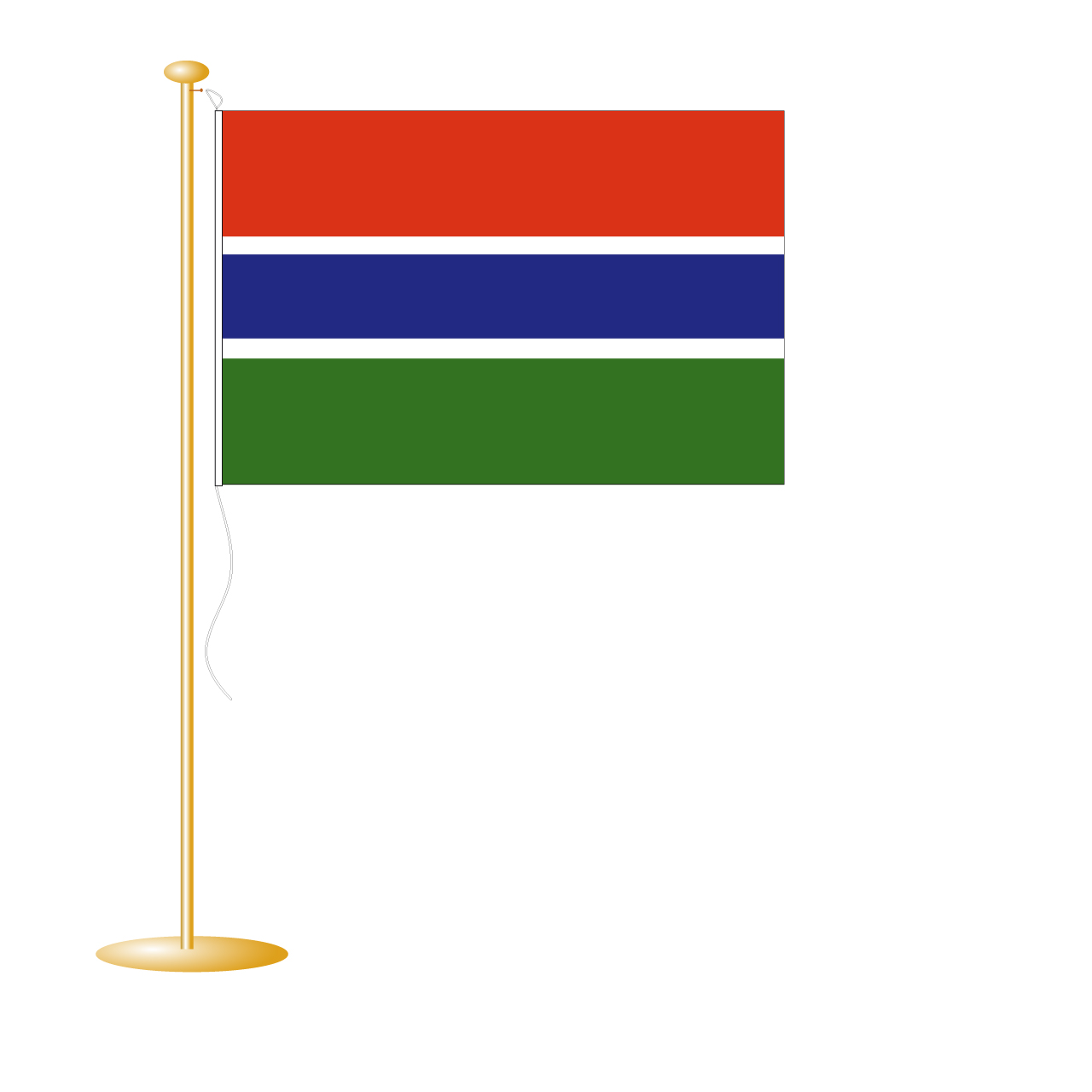 tafelvlag Gambia