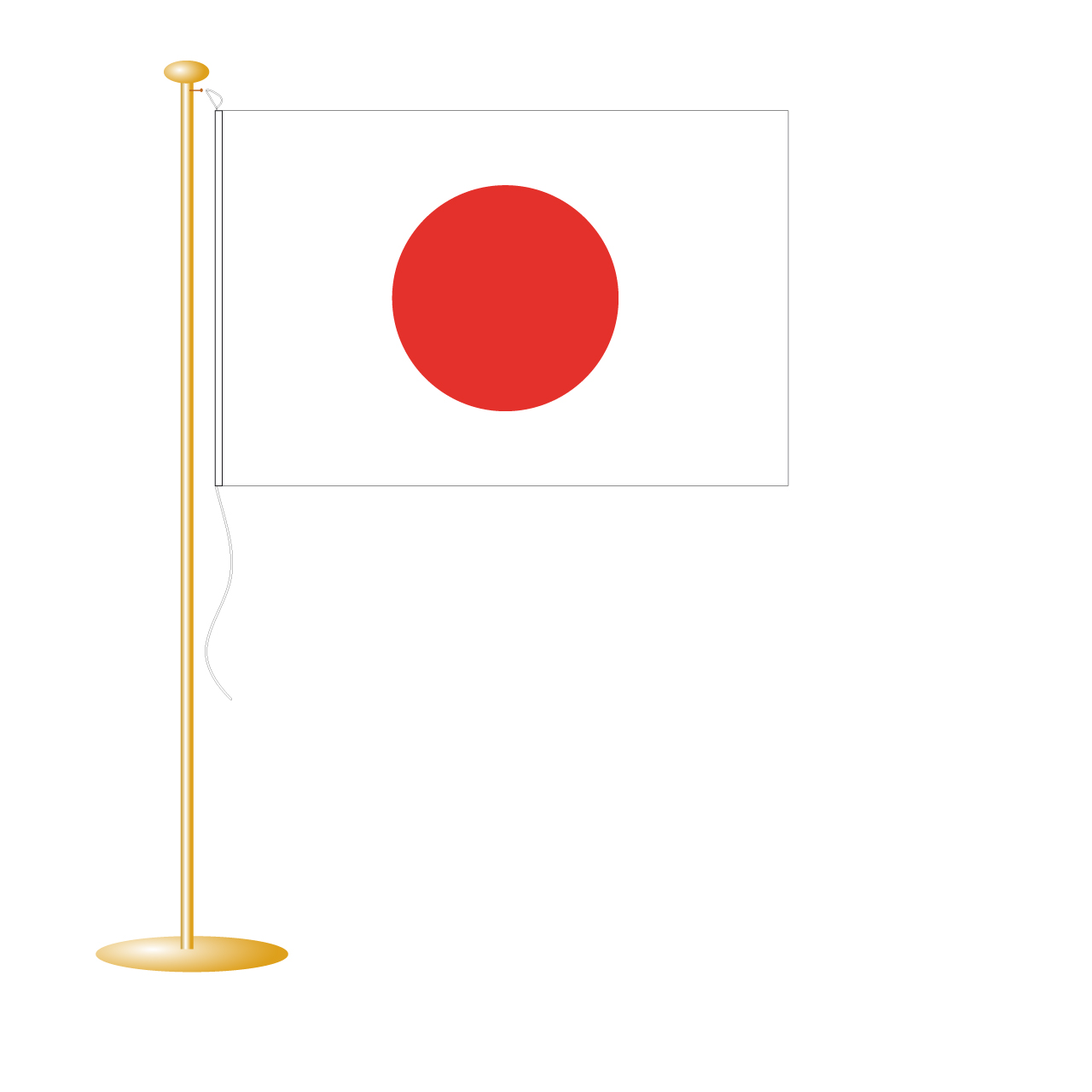 tafelvlag Japan